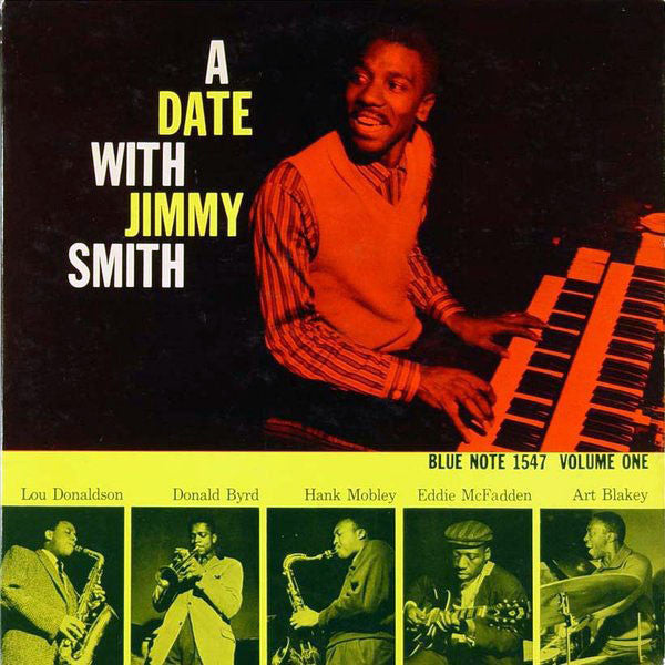 Jimmy Smith : A Date With Jimmy Smith (Volume One) (LP, Album, Mono, RP)