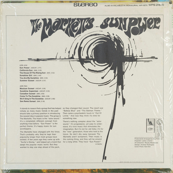 The Marketts : Sun Power (LP, Album)