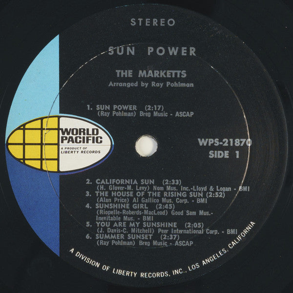 The Marketts : Sun Power (LP, Album)
