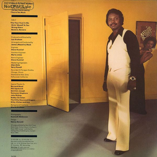 Tyrone Davis : Love And Touch (LP, Album, Promo)