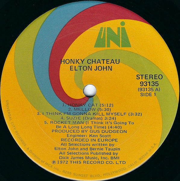 Elton John : Honky Château (LP, Album, Ter)