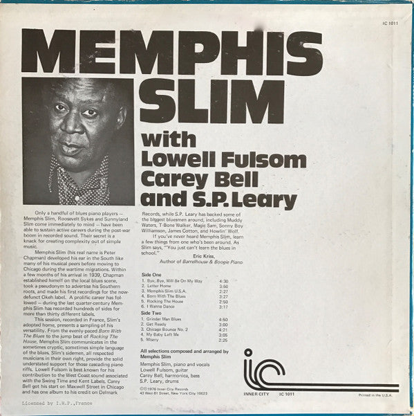 Memphis Slim : Memphis Slim With Guests (LP, Album)