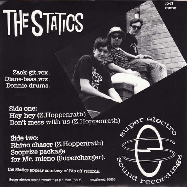 The Statics : Hey Hey (7", EP, Mono, Ltd)