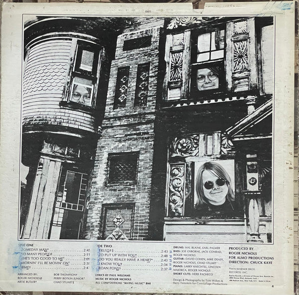 Paul Williams (2) : Someday Man (LP, Album, Ter)
