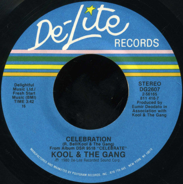Kool & The Gang : Celebration / Take My Heart (7", Single)