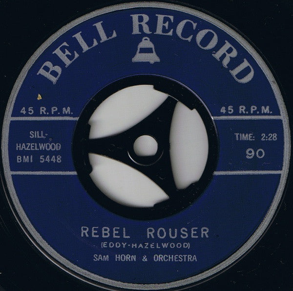 Sam Horn & Orchestra / Elise Britten : Rebel Rouser / Stupid Cupid (7", Single)