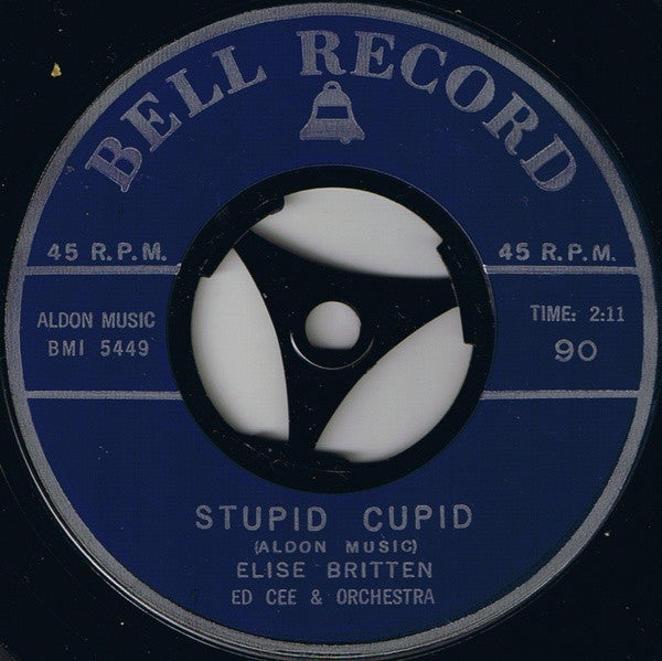 Sam Horn & Orchestra / Elise Britten : Rebel Rouser / Stupid Cupid (7", Single)