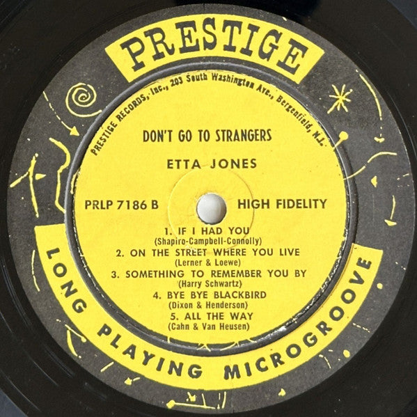Etta Jones : Don't Go To Strangers (LP, Album, Mono, Abb)