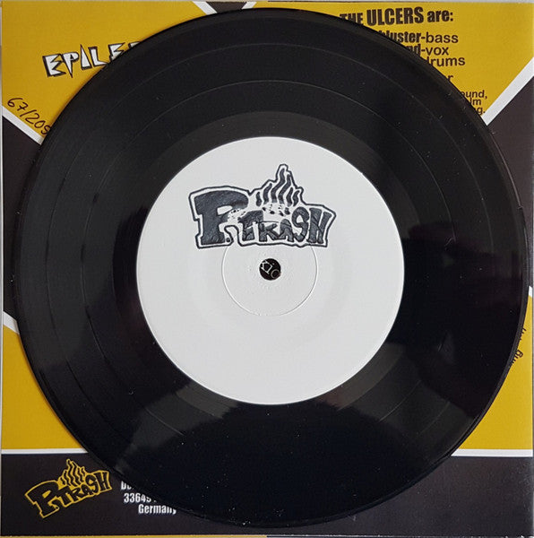 The Manikins / The Ulcers : Epileptic Love (7", Ltd, Num)