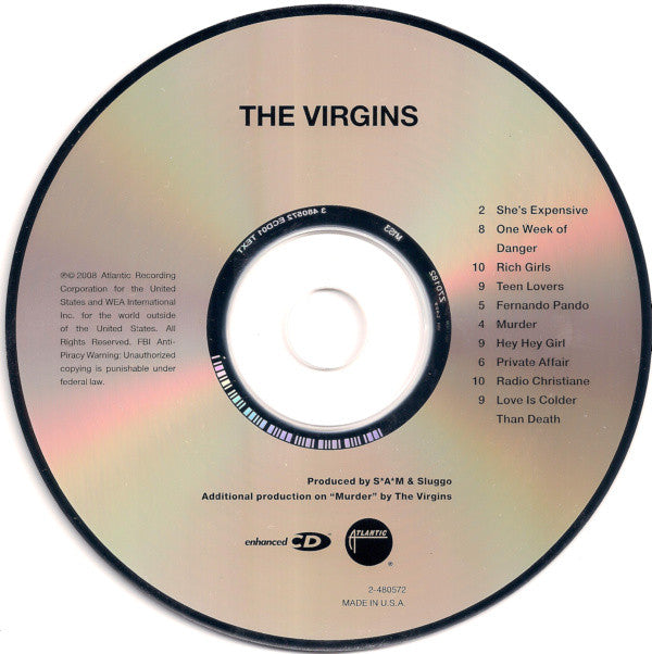 The Virgins (3) : The Virgins (CD, Album, Enh)
