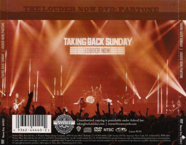 Taking Back Sunday : Louder Now: PartOne (CD, Album + DVD-V, NTSC)