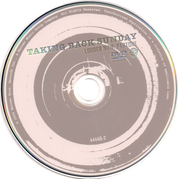 Taking Back Sunday : Louder Now: PartOne (CD, Album + DVD-V, NTSC)