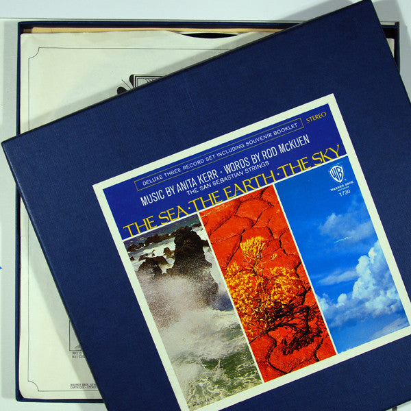 Rod McKuen, Anita Kerr, The San Sebastian Strings : The Sea, The Earth, The Sky (3xLP, Comp, Dlx, Ltd)