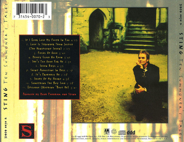 Sting : Ten Summoner's Tales (CD, Album)