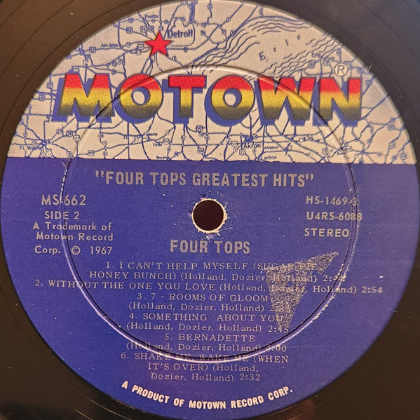 Four Tops : Four Tops Greatest Hits (LP, Comp)
