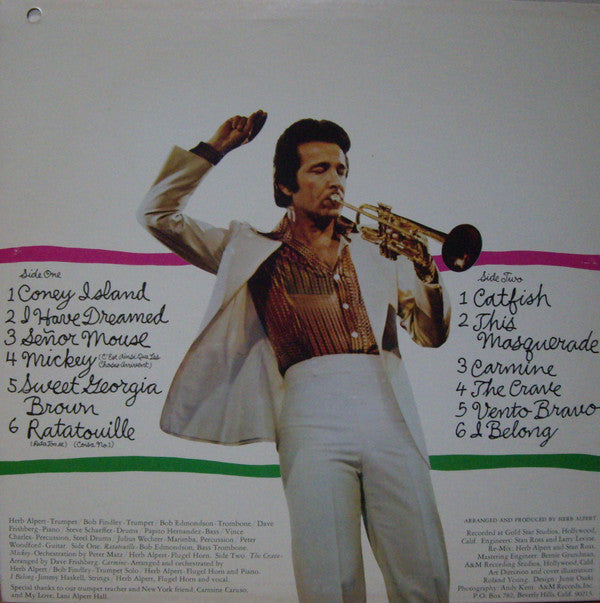 Herb Alpert & The Tijuana Brass : Coney Island (LP, Album, Promo, Mon)