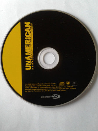Unamerican (2) : Unamerican (CD, Enh, Promo)