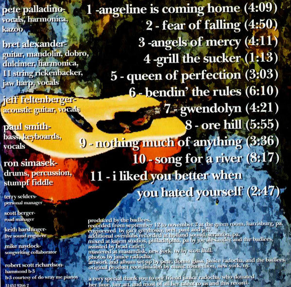 The Badlees : River Songs (CD, Album, Club)