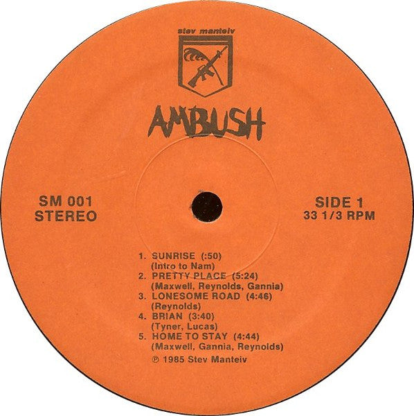 Stev Manteiv : Ambush (LP, Album)