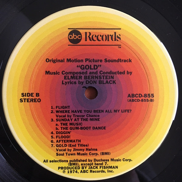 Elmer Bernstein : Gold (Original Motion Picture Soundtrack) (LP, Album)