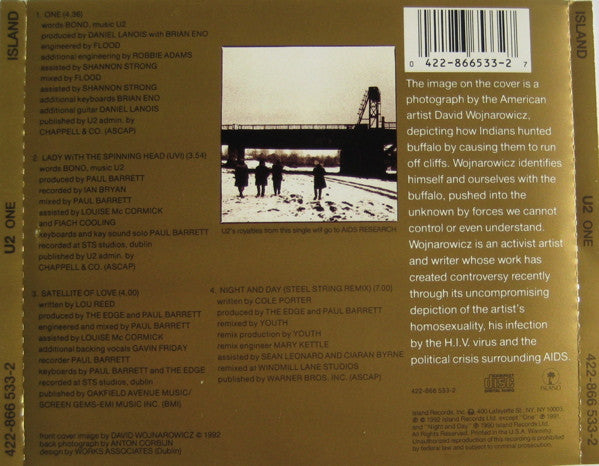 U2 : One (CD, Single)