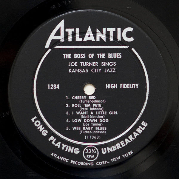 Big Joe Turner : The Boss Of The Blues Sings Kansas City Jazz (LP, Album, Mono)