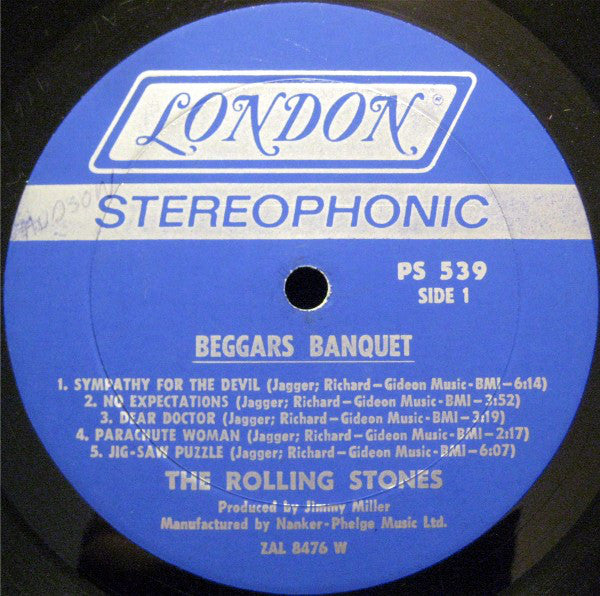 The Rolling Stones : Beggars Banquet (LP, Album, RE, Wad)