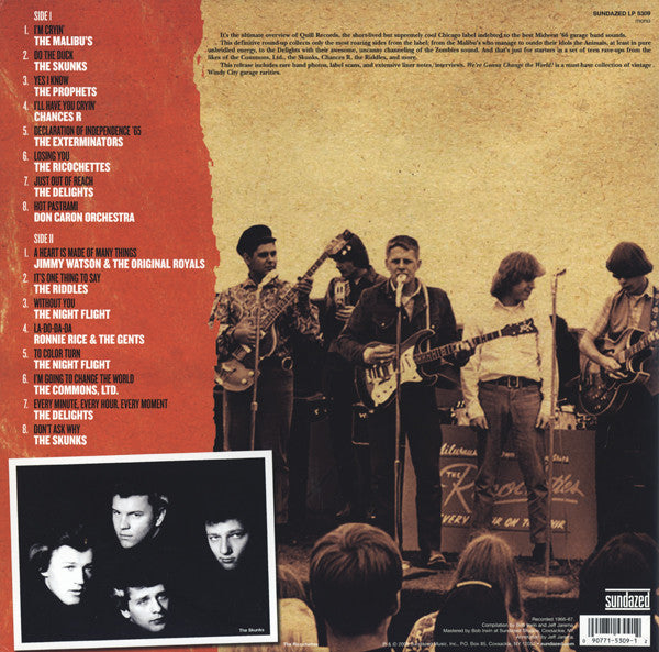 Various : We're Gonna Change The World! (The 60's Chicago Garage Sound Of Quill Productions) (LP, Comp, Mono, Gol)