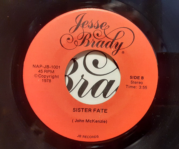Jesse Brady : Souvenirs/Sister Fate (7", Single)