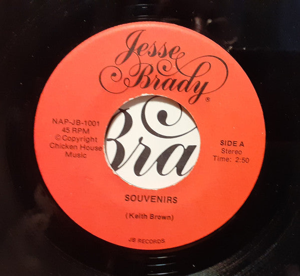 Jesse Brady : Souvenirs/Sister Fate (7", Single)