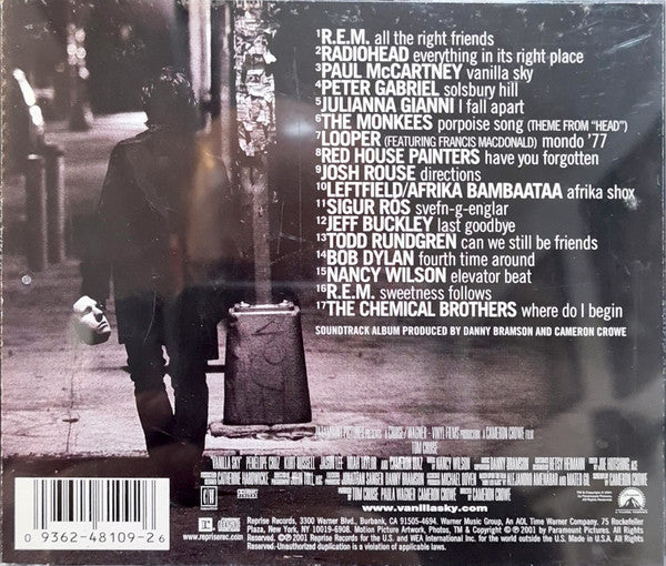 Various : Music From Vanilla Sky (CD, Comp, RP)