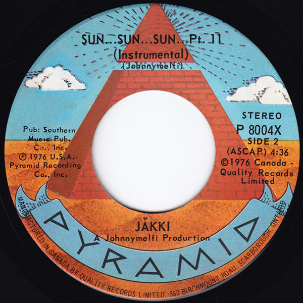 Jakki : Sun...Sun...Sun... (7")