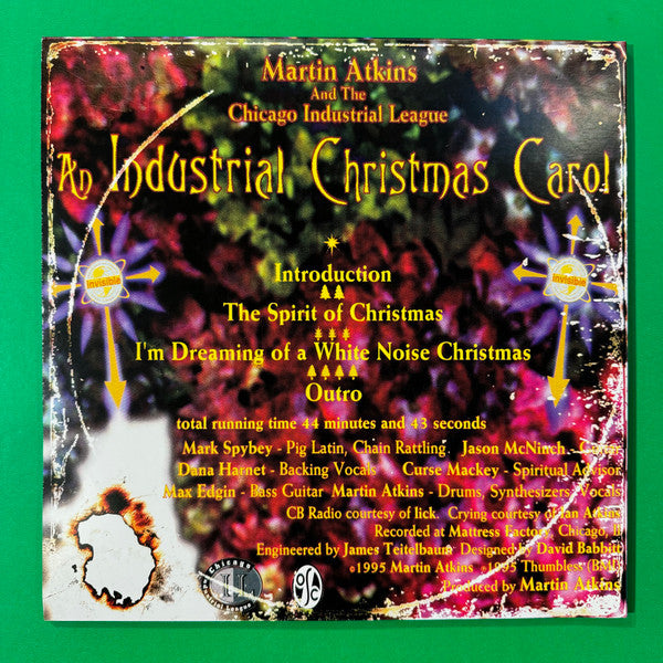Martin Atkins And The Chicago Industrial League : An Industrial Christmas Carol (12")