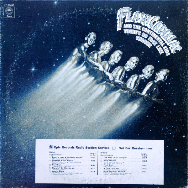 Flash Cadillac & The Continental Kids : There's No Face Like Chrome (LP, Album, San)