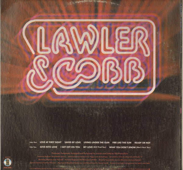 Mike Lawler & Johnny Cobb : Men From Nowhere (LP, Promo)