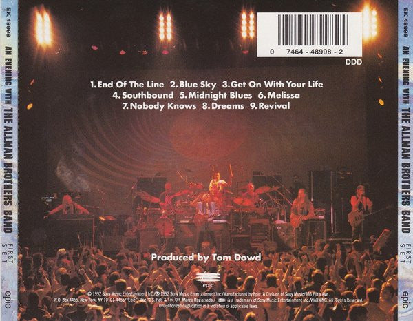 The Allman Brothers Band : An Evening With The Allman Brothers Band - First Set (CD, Album)