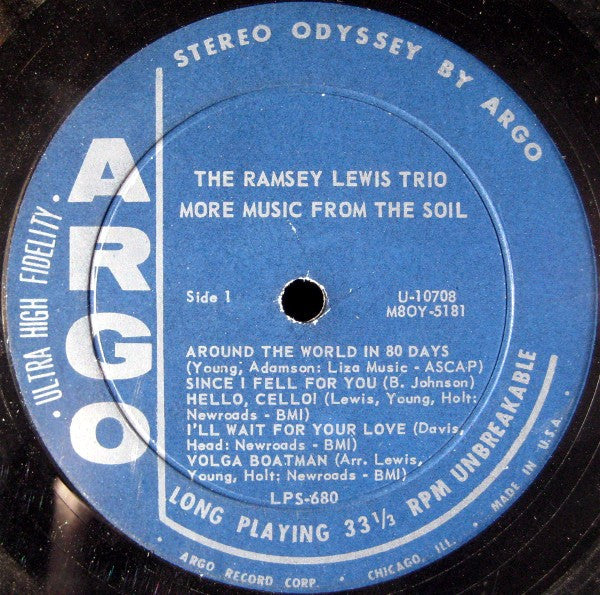 The Ramsey Lewis Trio : More Music From The Soil (LP, Album)