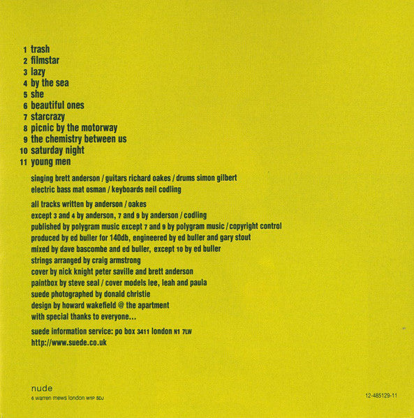 Suede : Coming Up (CD, Album, Ltd)