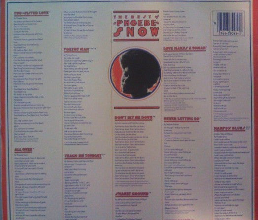 Phoebe Snow : The Best Of Phoebe Snow (LP, Comp, RE, Car)