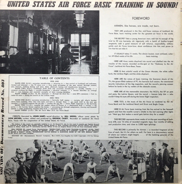 No Artist : Airman!!: United States Air Force Basic Training In Sound (LP, Album)