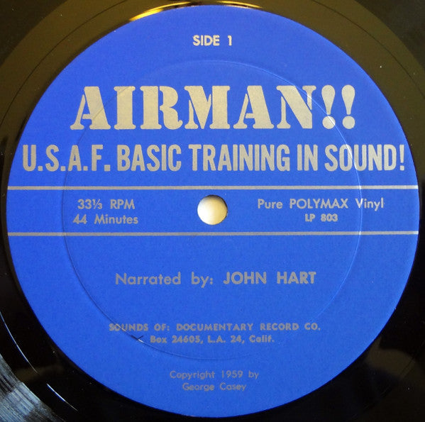 No Artist : Airman!!: United States Air Force Basic Training In Sound (LP, Album)