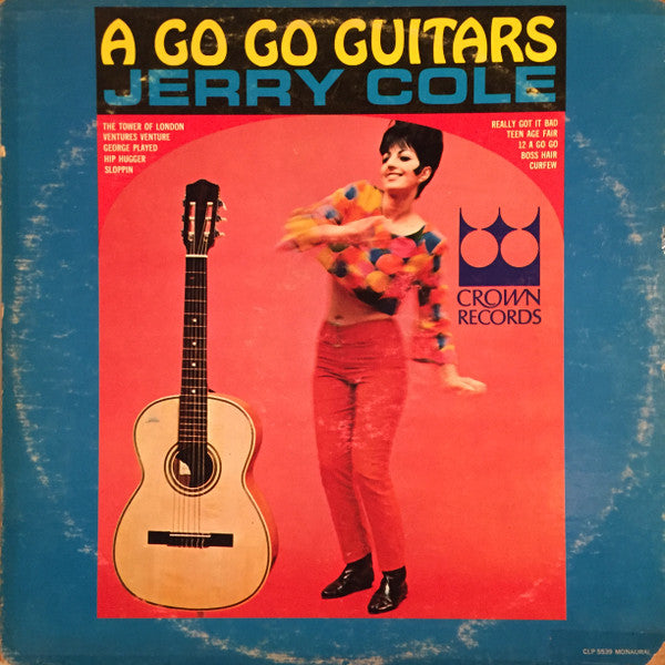 Jerry Cole : A Go Go Guitars (LP, Album, Mono)