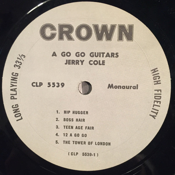 Jerry Cole : A Go Go Guitars (LP, Album, Mono)