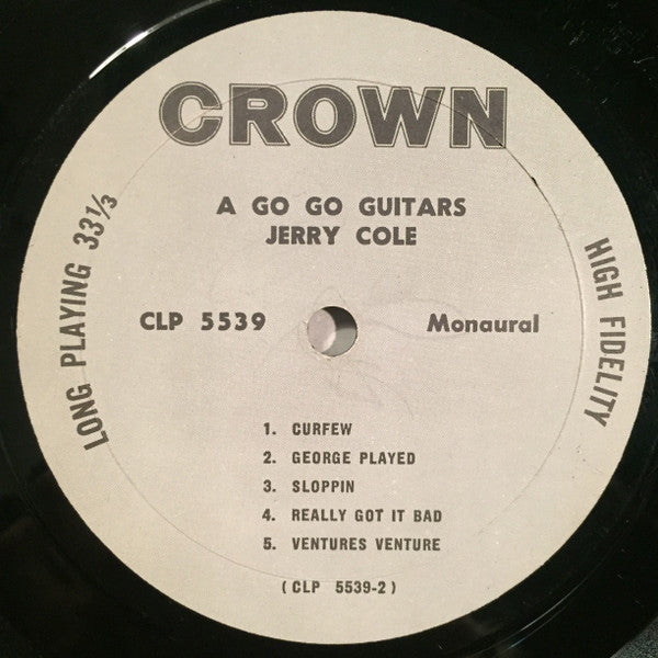Jerry Cole : A Go Go Guitars (LP, Album, Mono)