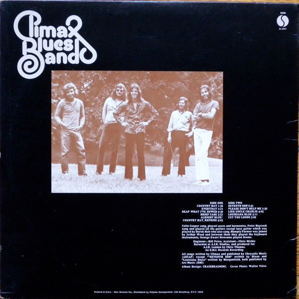 Climax Blues Band : Climax Blues Band (LP, Album, Pit)