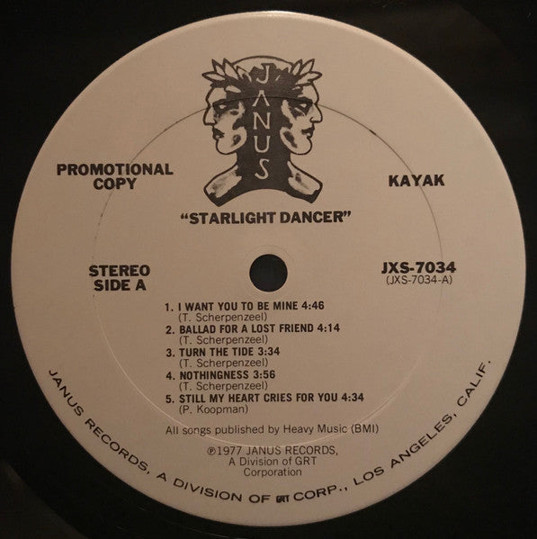 Kayak : Starlight Dancer (LP, Comp, Promo)