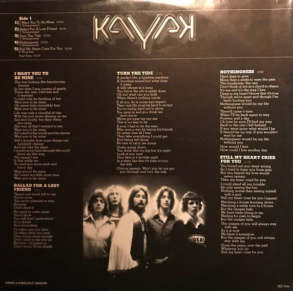 Kayak : Starlight Dancer (LP, Comp, Promo)