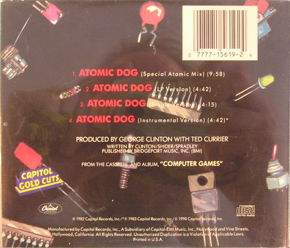 George Clinton : Atomic Dog (CD, Single, RE)