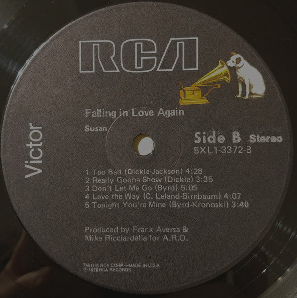 Susan (11) : Falling In Love Again (LP, Album, Ind)