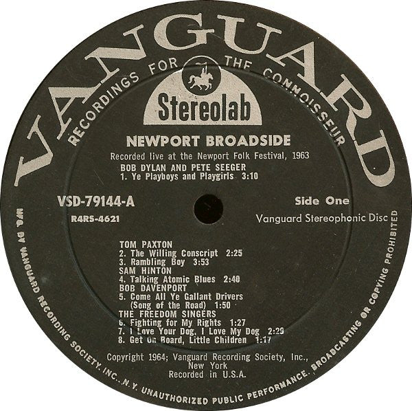 Various : Newport Broadside (LP, Album)